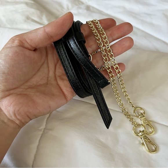 Adjustable leather and chain Croisette Strap Replacement - Picture 2 of 4